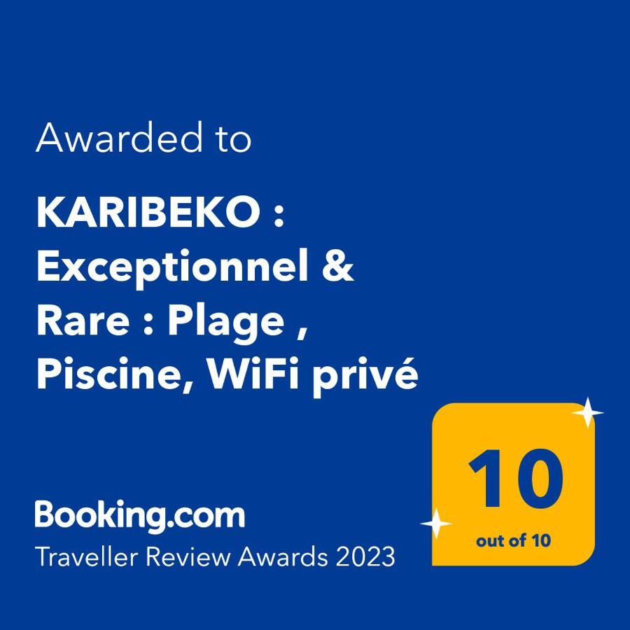KARIBEKO : Exceptionnel&Rare : Plage , Piscine, WiFi privé Saint-Francois  Esterno foto